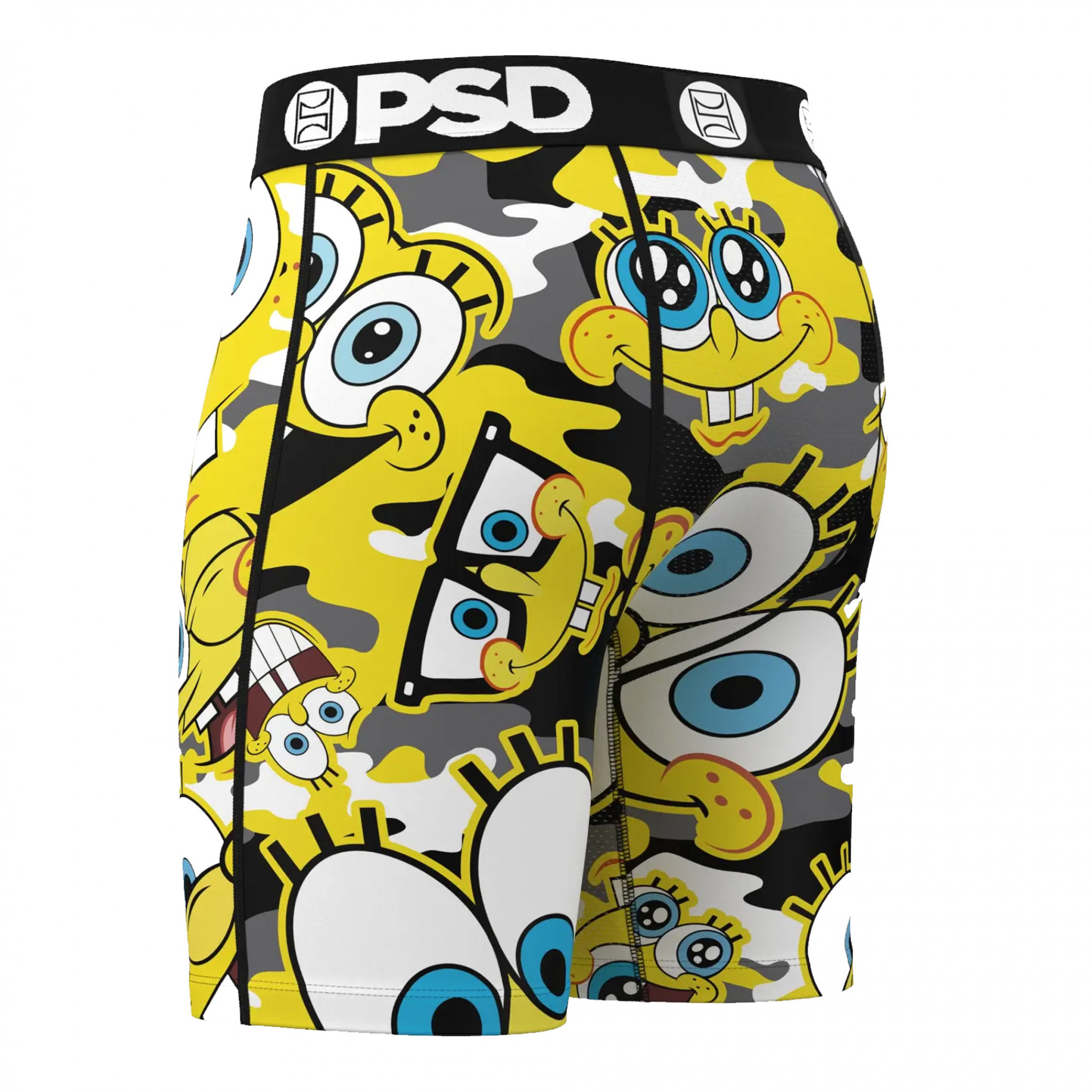 SpongeBob SquarePants Face Camo PSD Boxer Briefs